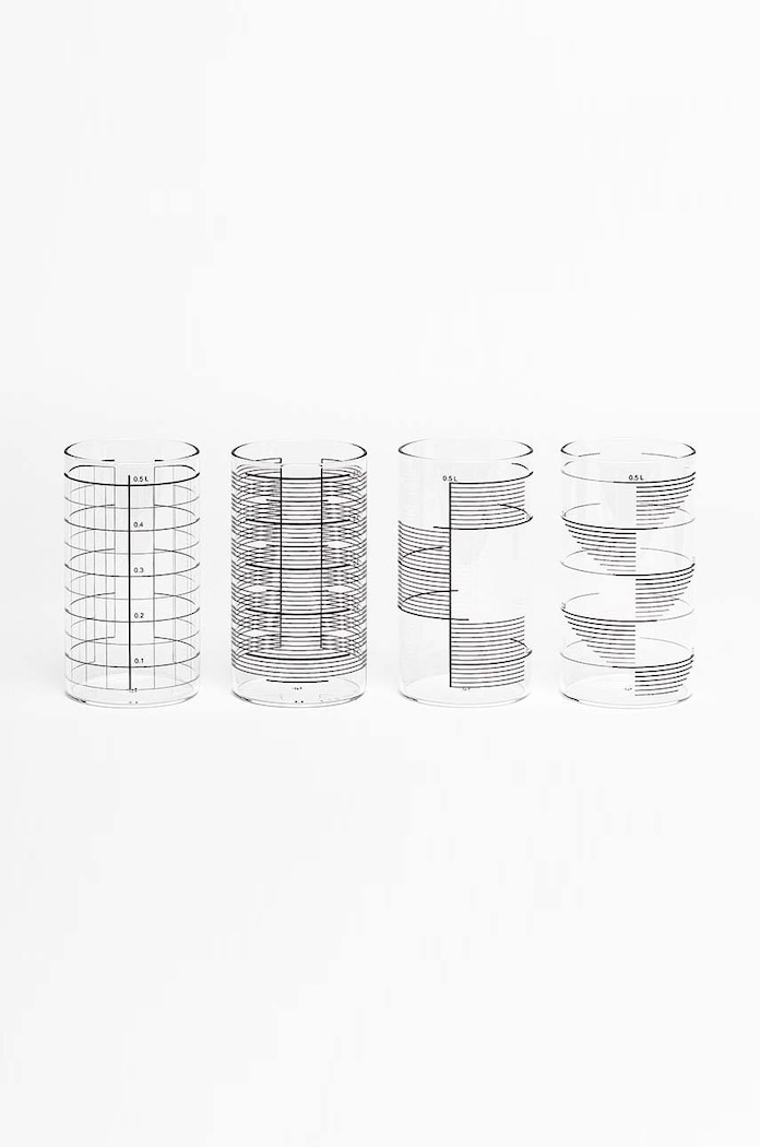 Tre Product set de pahare Mix 500 ml 4-pack transparent GMX275GB