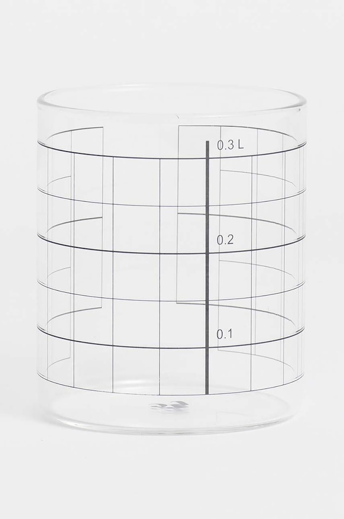 Tre Product szklanka Double Lines 300 ml transparentny GDL87GB
