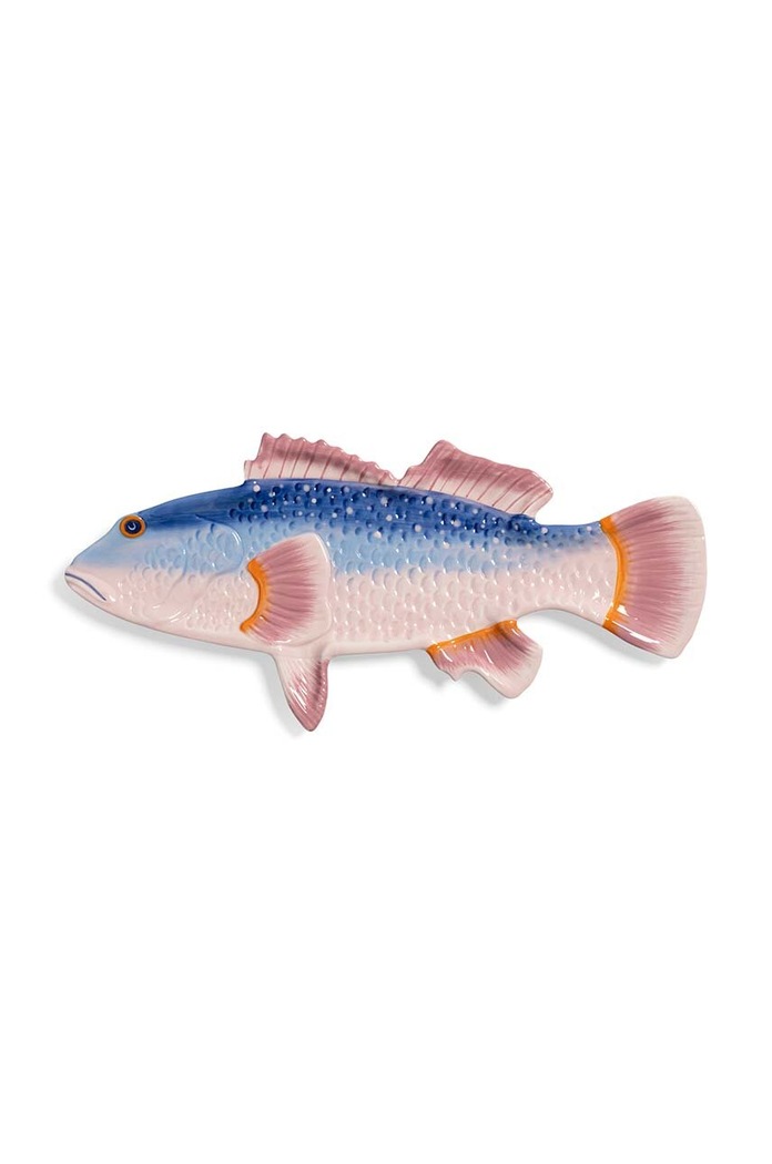 Servirni krožnik &k amsterdam fish perch 38 x 18 cm pisana 2797.38
