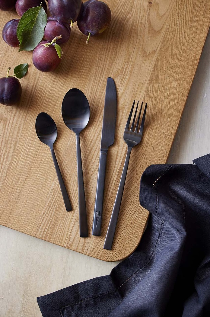 Bitz set de tacâmuri pentru 4 persoane Dele Black 16-pack negru 130121