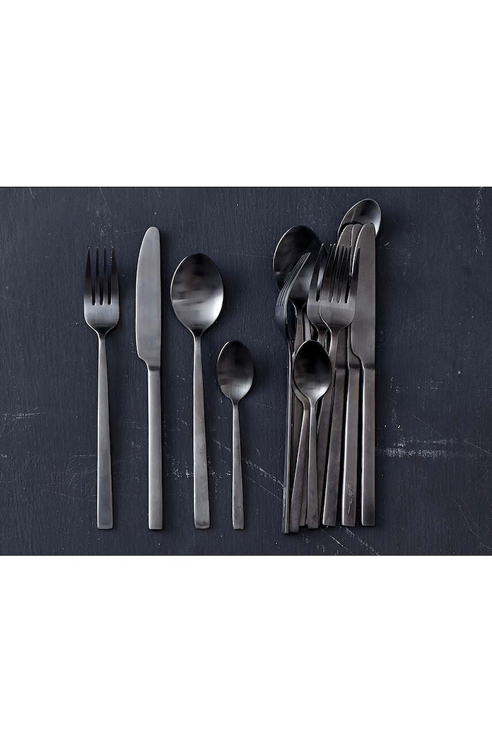 Bitz set de tacâmuri pentru 4 persoane Dele Black 16-pack 130121