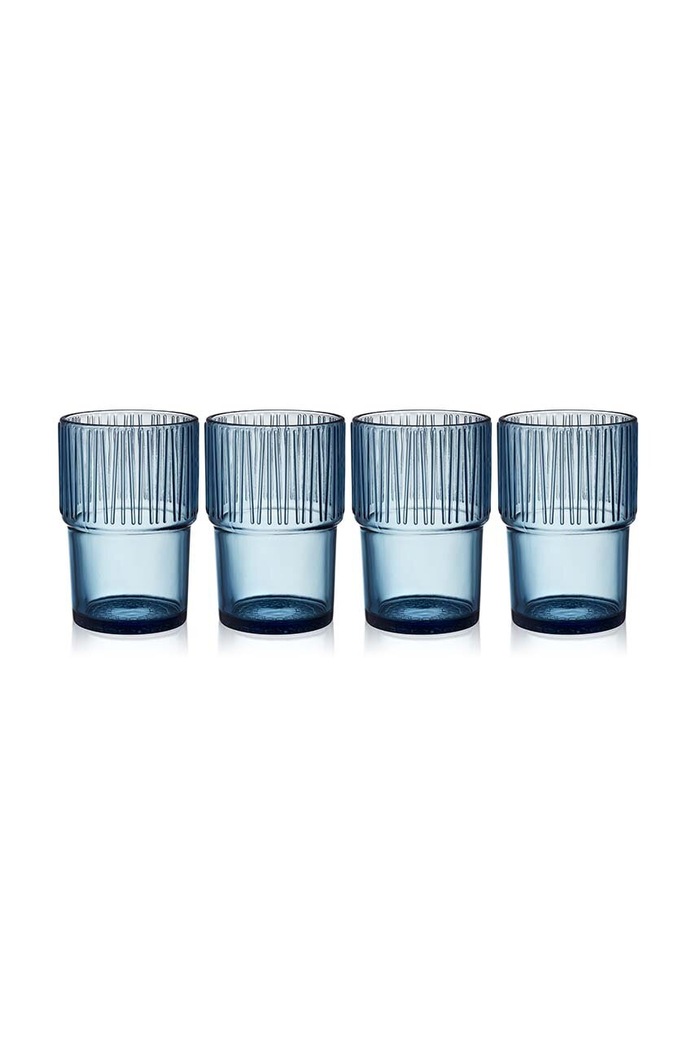 Bitz Zestaw szklanek 380 ml 4-pack niebieski 30675