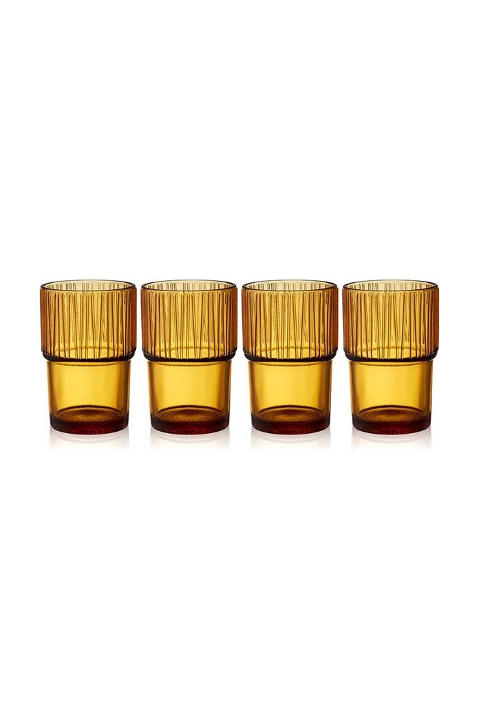 Bitz Set de pahare 380 ml 4-pack galben 30678
