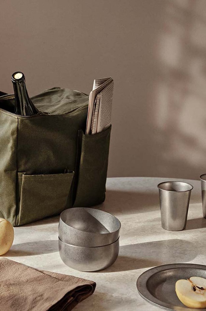 Ferm Living miska Tumbled Bowl 12,5 cm 1104268741 szary AA00