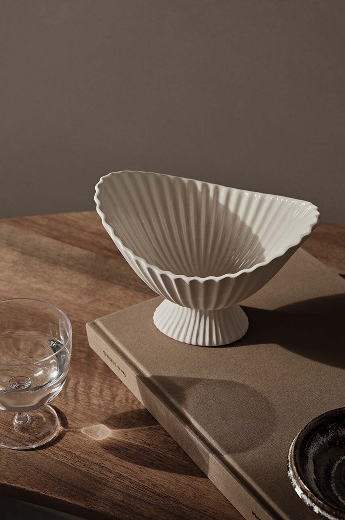 Kuchyňa a bar Misa ferm LIVING Fountain Bowl 1104269013 biela