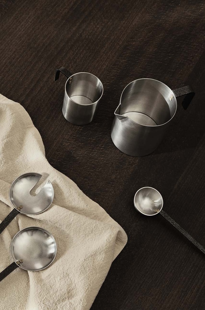 Kuchyňa a bar Kávová lyžička ferm LIVING Obra Coffee Spoon 15 ml 1104268865 sivá
