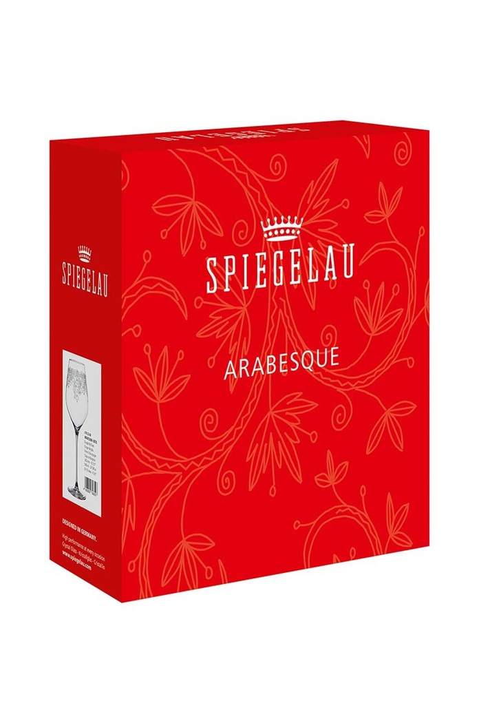 Σετ ποτηριών κρασιού Spiegelau Arabesque Burgundy 840 ml 2-pack διαφανή 4192260