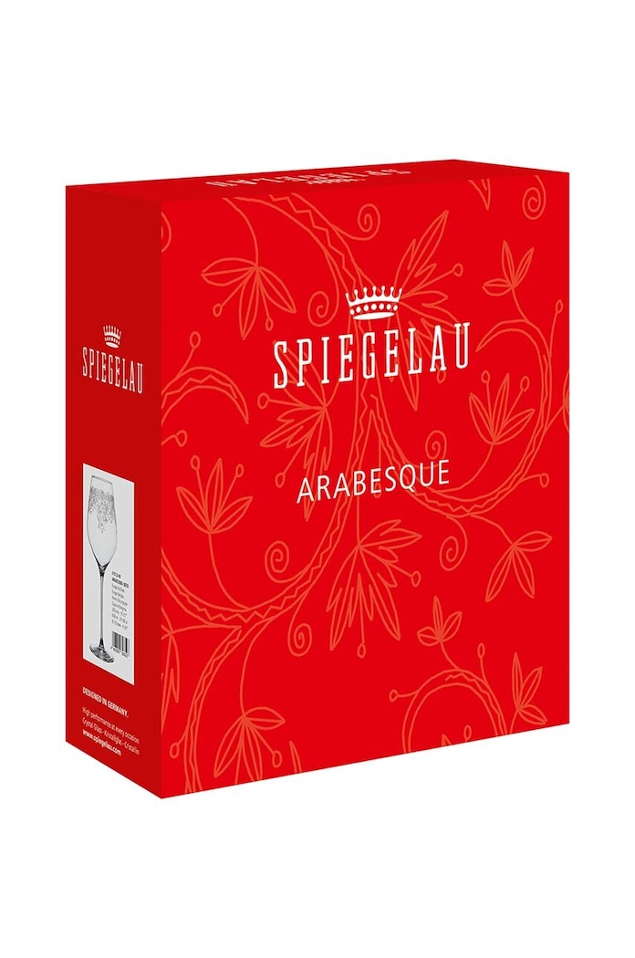 Σετ ποτηριών κρασιού Spiegelau Arabesque Burgundy 840 ml 2-pack διαφανή 4192260