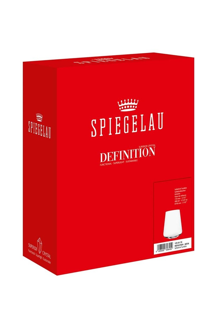 Kuchyň a bar Sada skleniček Spiegelau Definition Softdrink 490 ml 4-pack 1350179 průhledná