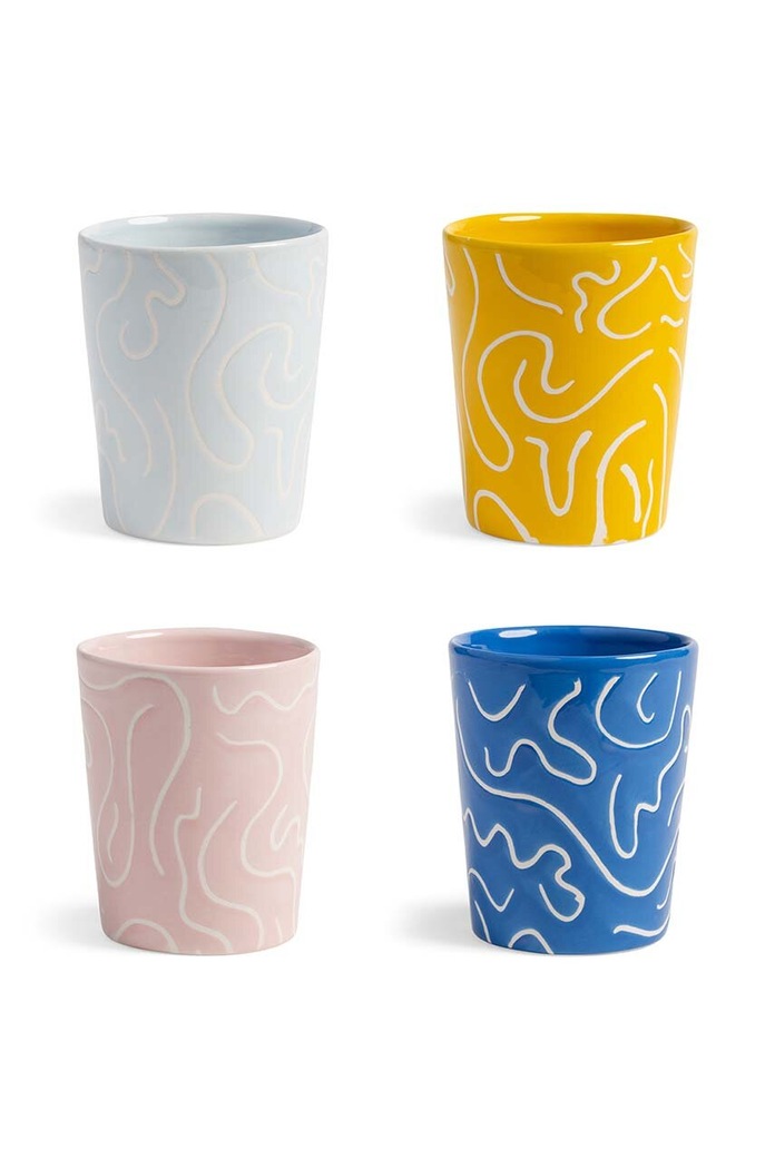 &k amsterdam Set căni Soba 200 ml 4-pack multicolor 2837.01