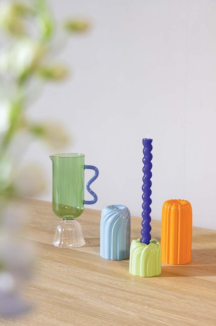 Kuchnia i bar &k amsterdam karafka tulip green 0.7 L 351.04 multicolor