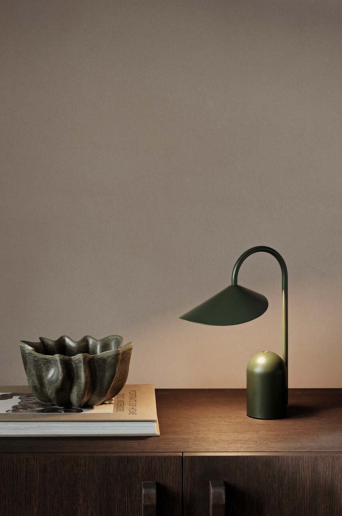 Dekoračná miska ferm LIVING Nium Bowl S zelená 1104269041