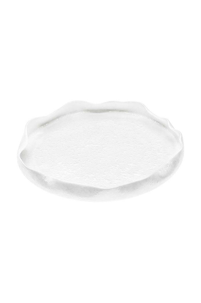 Dekoračný tanier Samisura Diva 25 cm biela DIVA.30