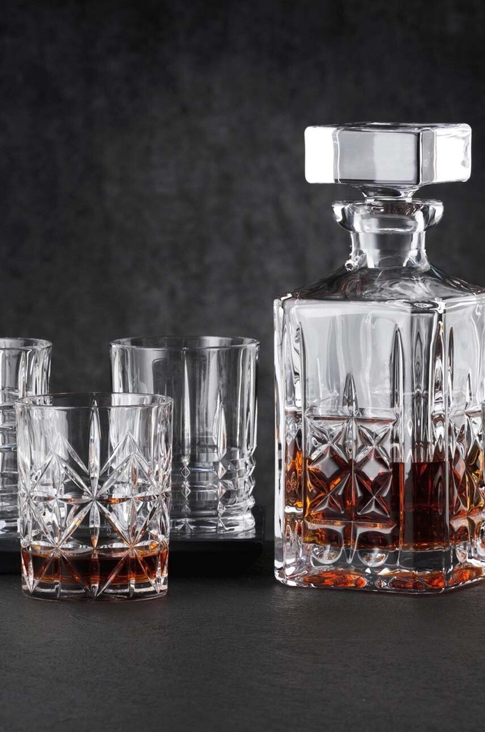 Nachtmann zestaw karafka i szklanki Highland Whisky 4x345 / 750 ml 5-pack 98196 transparentny AA00