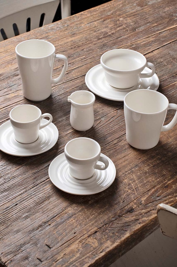 Bonna set de farfurii Kaff Cappuccino O17 cm 6-pack alb KAF01CPT.SET.6