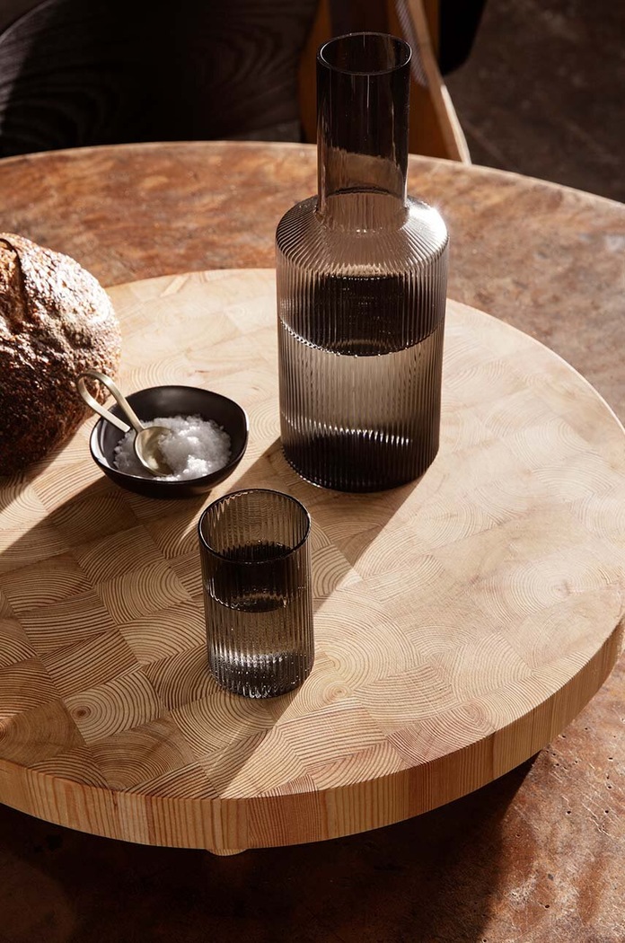 Σετ ποτηριών ferm LIVING Ripple Verrines 140 ml 4-pack 1104264041 γκρί AA00