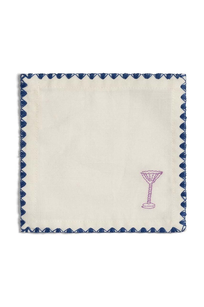 Sada koktejlových obrúskov &k amsterdam Napkin Cocktail Zigzag 4-pak 6044.02 viacfarebná AA00