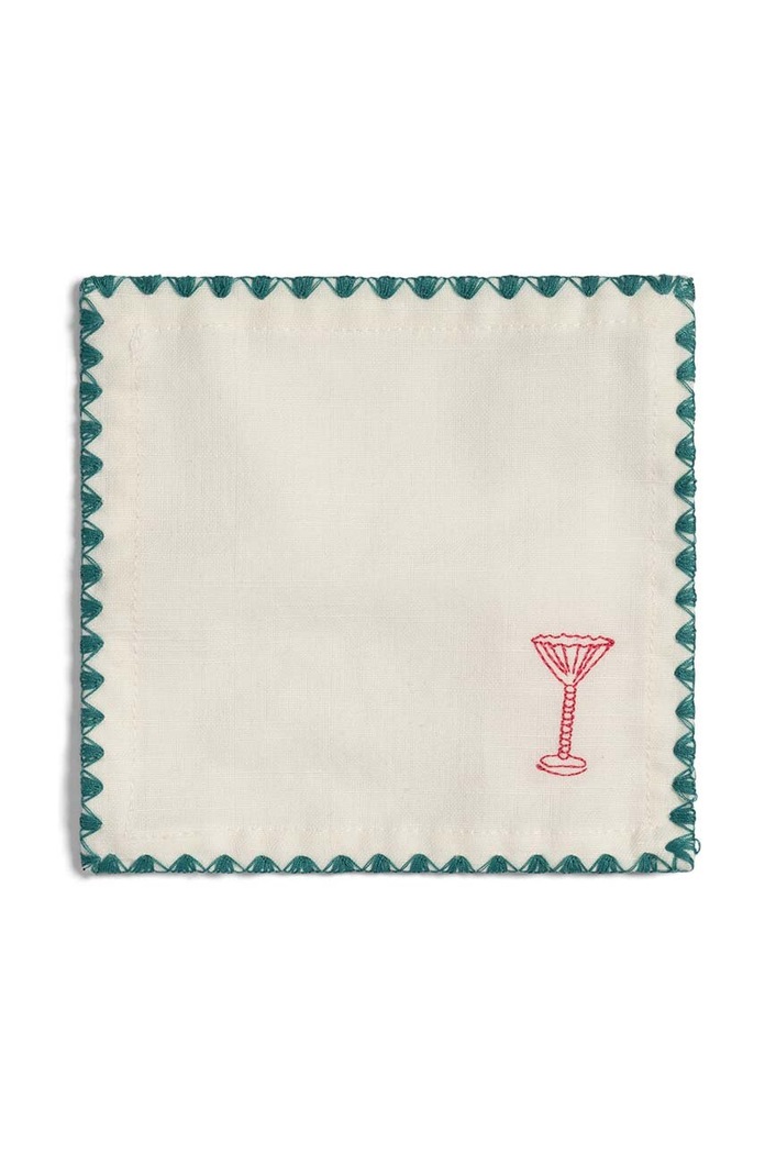 Kuchyňa a bar Sada koktejlových obrúskov &k amsterdam Napkin Cocktail Zigzag 4-pak 6044.02 viacfarebná