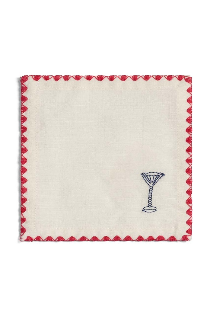Sada koktejlových obrúskov &k amsterdam Napkin Cocktail Zigzag 4-pak viacfarebná 6044.02