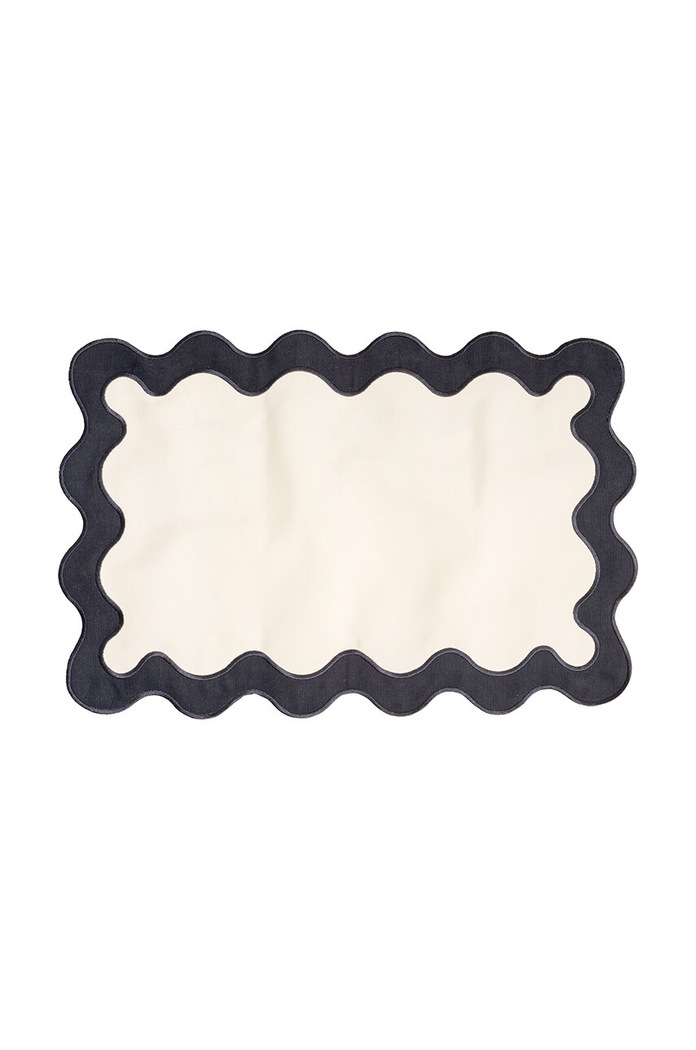 Подложка за чиния Business & Pleasure Co. (4 броя) BPA.PLA.RIV.WHT многоцветен AA00