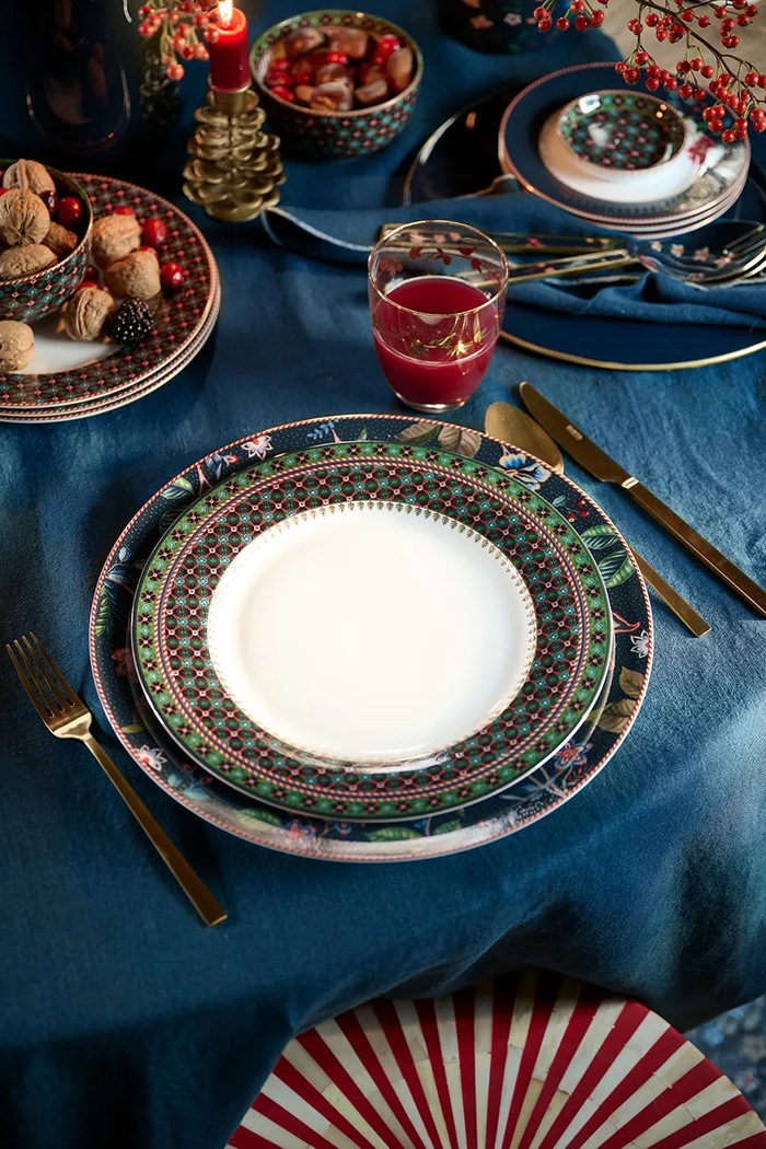 Bucătărie și bar Pip Studio un set de farfurii Clover Green 51.001.484 multicolor