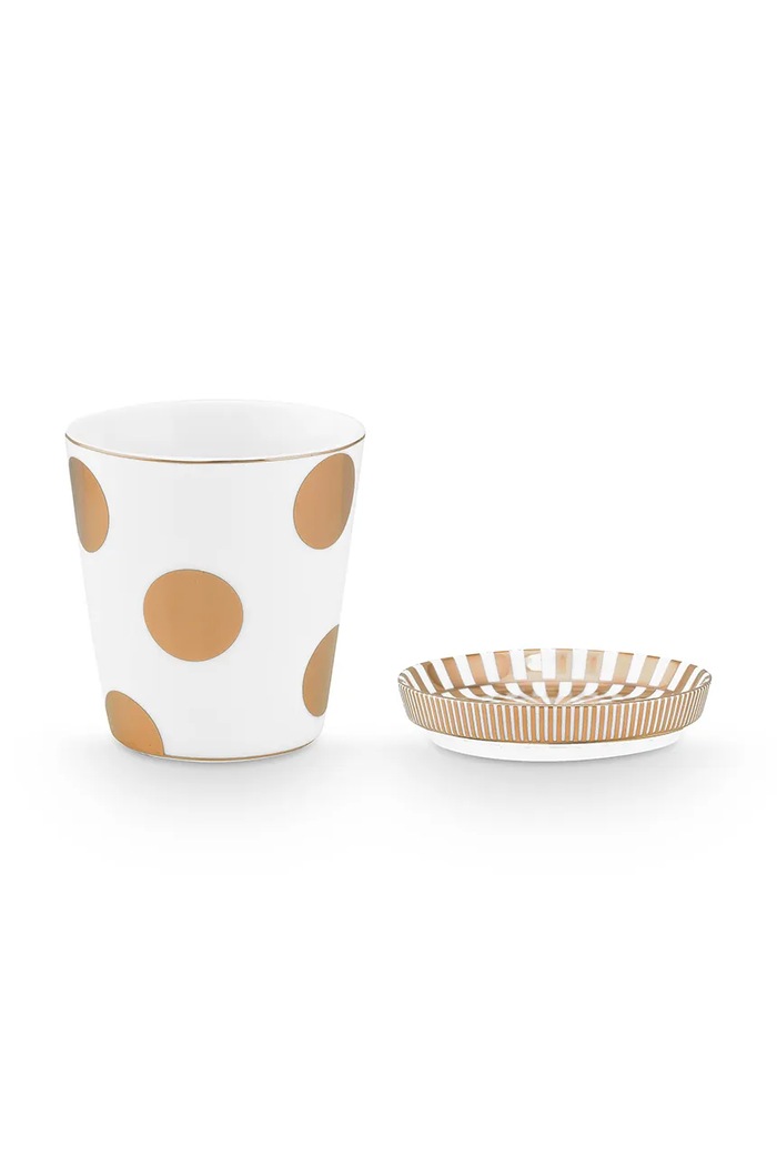 Pip Studio Ceașcă și farfurioară Tip Dot Delight 290 ml 2-pack 51.002.493 multicolor AA00