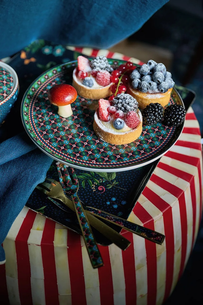 Kuchnia i bar Pip Studio patera Mini Cake Tray Clover 51.018.163 multicolor