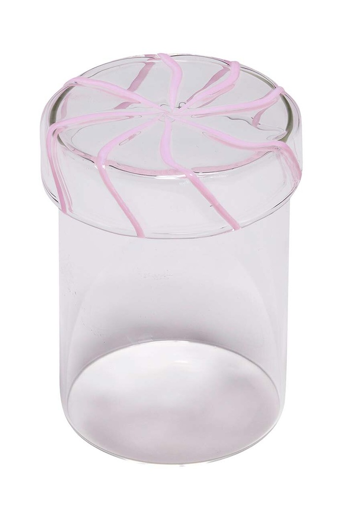 Nádoba s víkem Hübsch 700 ml 661908 růžová AA00