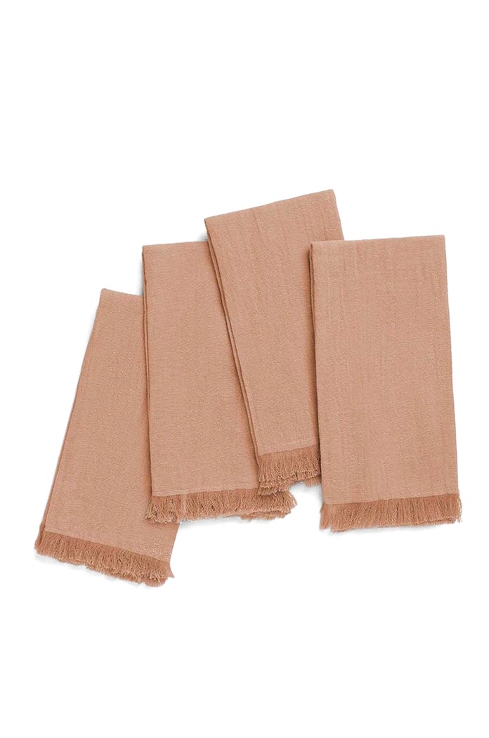 Calma House zestaw serwetek 4-pack 45 x 45 cm różowy LAYER.45S.ROS