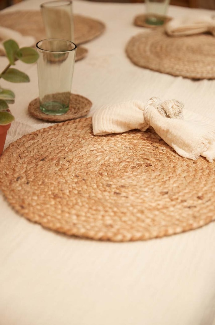 Kuhinja i bar Podložak za tanjur Calma House 38 cm URAL.38.NAT bež