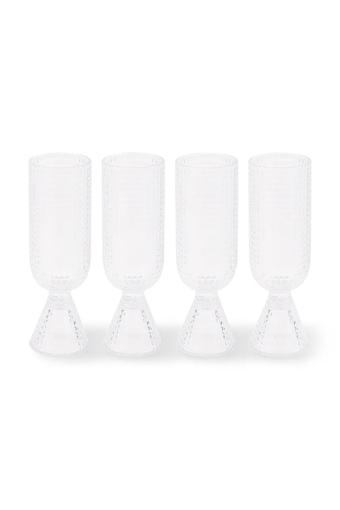 Sada pohárov na šampanské Pols Potten Rooftop 220 ml 4-pak priesvitná 140.230.221