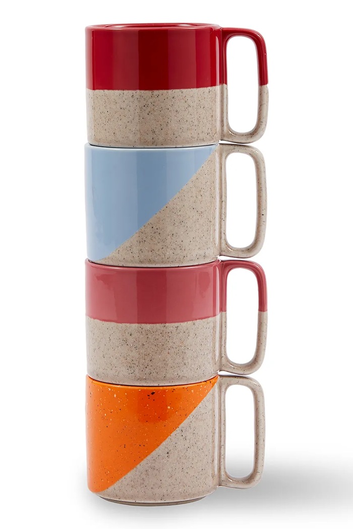 POLSPOTTEN Set căni 320 ml 4-pack 240.400.001 multicolor AA00