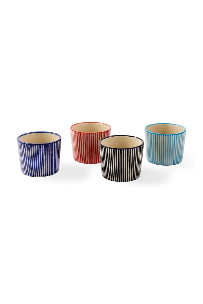 Pols Potten zestaw filiżanek do espresso Handpainted 150 ml 4-pack multicolor 240.400.013