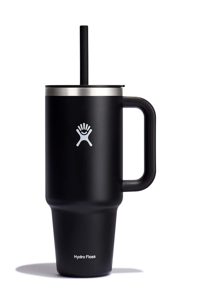 Ισοθερμική κούπα με καλαμάκι Hydro Flask Hydro Flask All Around™ 1,18 l μαύρο TT40PS001