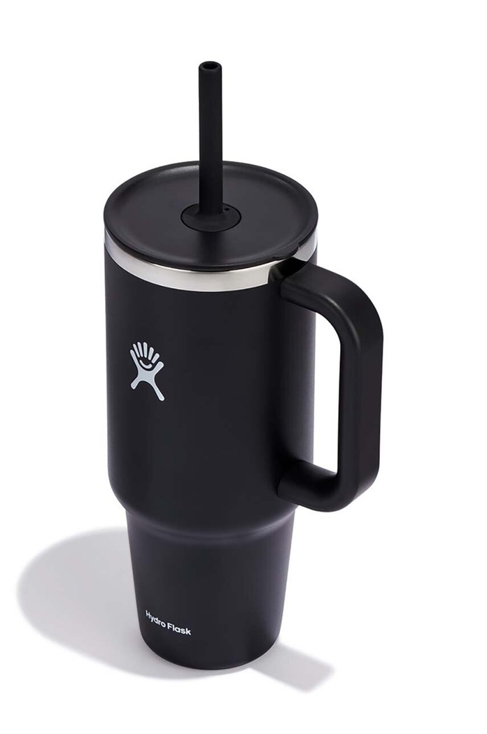 Αξεσουάρ Ισοθερμική κούπα με καλαμάκι Hydro Flask Hydro Flask All Around™ 1,18 l TT40PS001 μαύρο