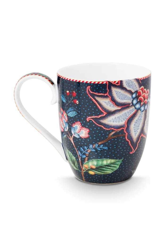 Pip Studio set căni Flower Blues Blue 450 ml 6-pack 51.002.489 multicolor AA00