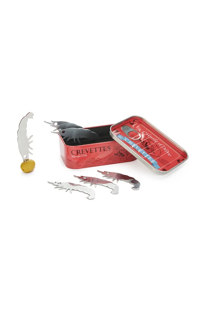 Sada vidličiek na občerstvenie Balvi Crevettes 6-pak červená 27972