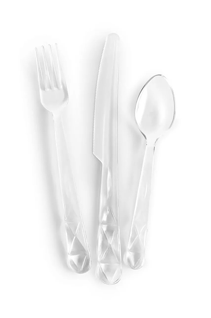 Komplet jedilnega pribora za 4 osebe Sagaform Picknick Juni 12-pack transparentna 5018136