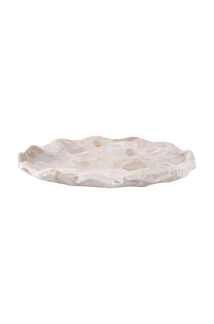 Present Time Tavă decorativă Waved Oval Small multicolor PT4213BR