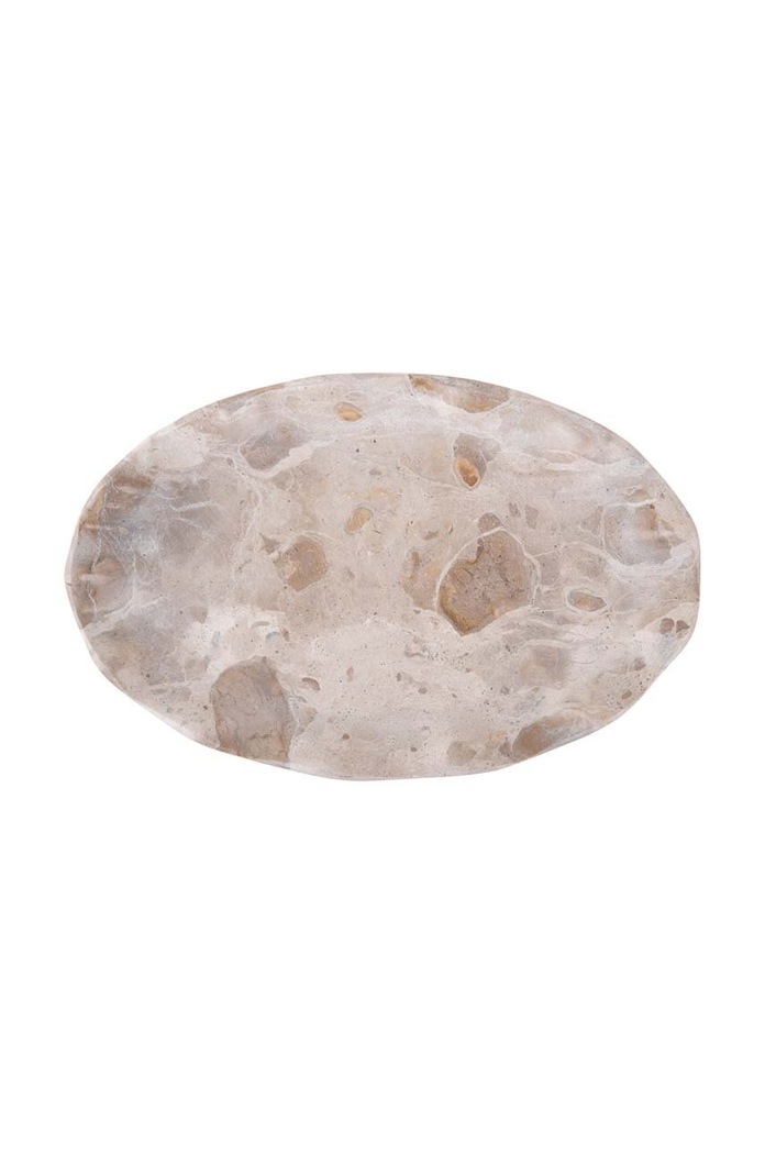 Present Time Tavă decorativă Waved Oval Small PT4213BR multicolor AA00