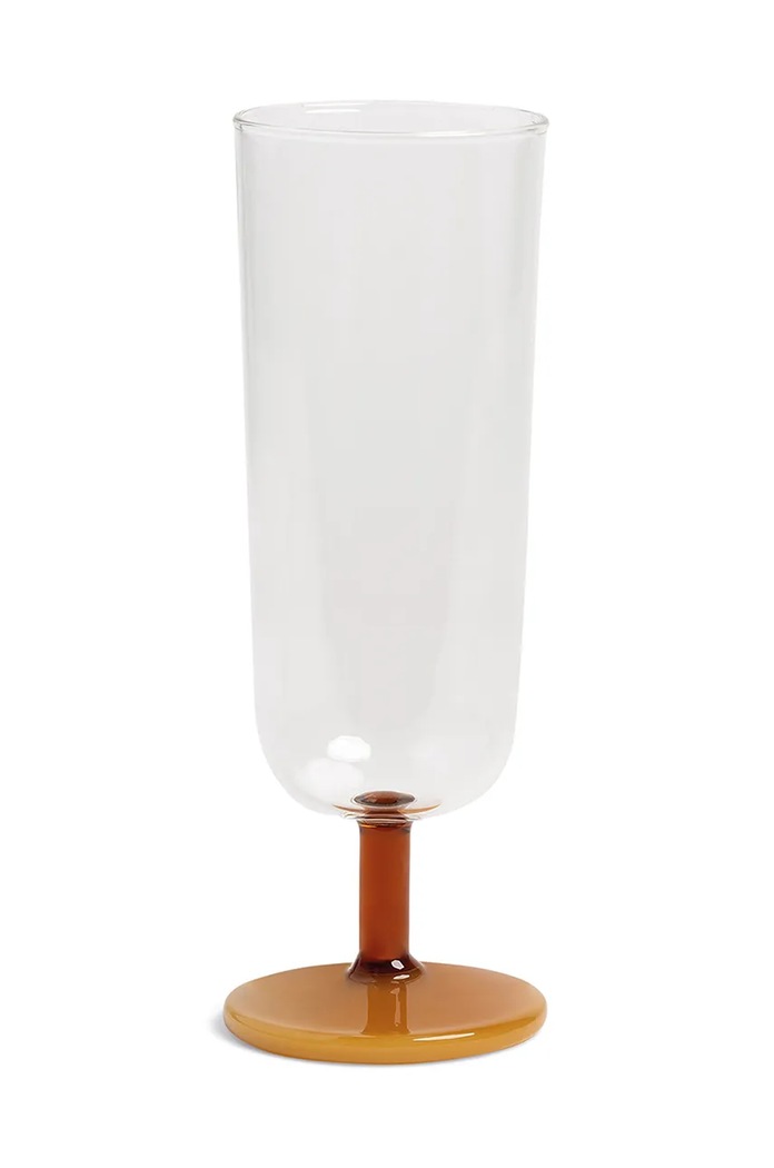 &k amsterdam set de pahare de șampanie mingle amber 250 ml 2-pack 354.09 multicolor AA00