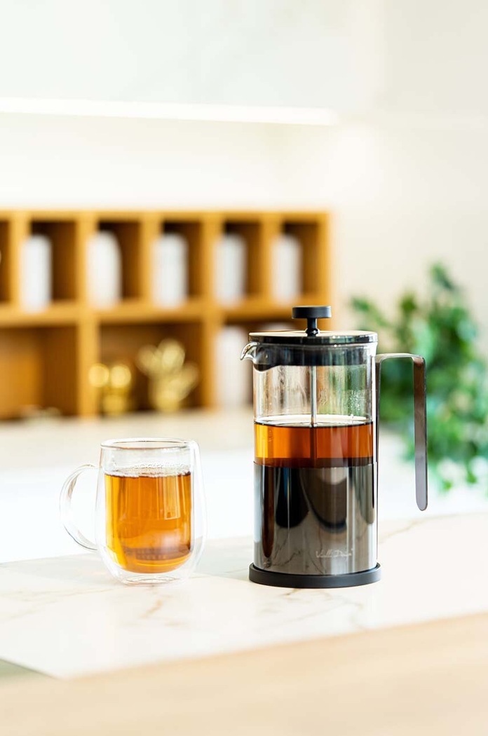 Kanvica na kávu Vialli Design Graf 1 L 30701 sivá AA00