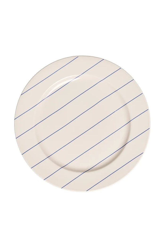 Design Letters farfurie de desert Pyjamas Plate 23 cm multicolor 10101025PBMBSTRIPE