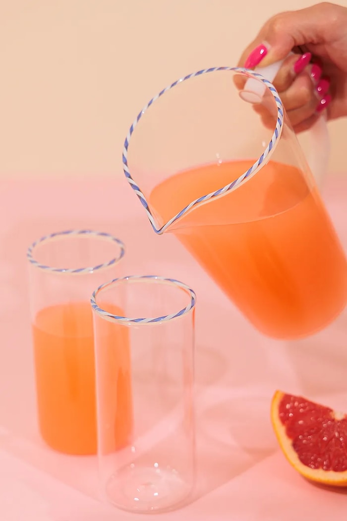 Sada skleniček Zafferano Intrecci Highball 420 ml 6-pack RT00202 bílá AA00