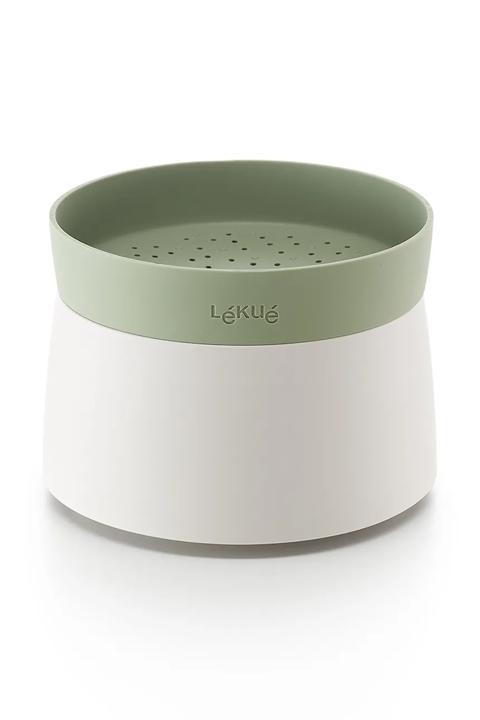 Lekue vas pentru microunde pentru prepararea orezului și a terciului Quick Quinoa & Rice Cooker verde 887864