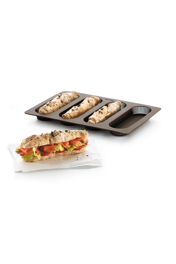 Lekue forma pentru mini baghete maro 882623