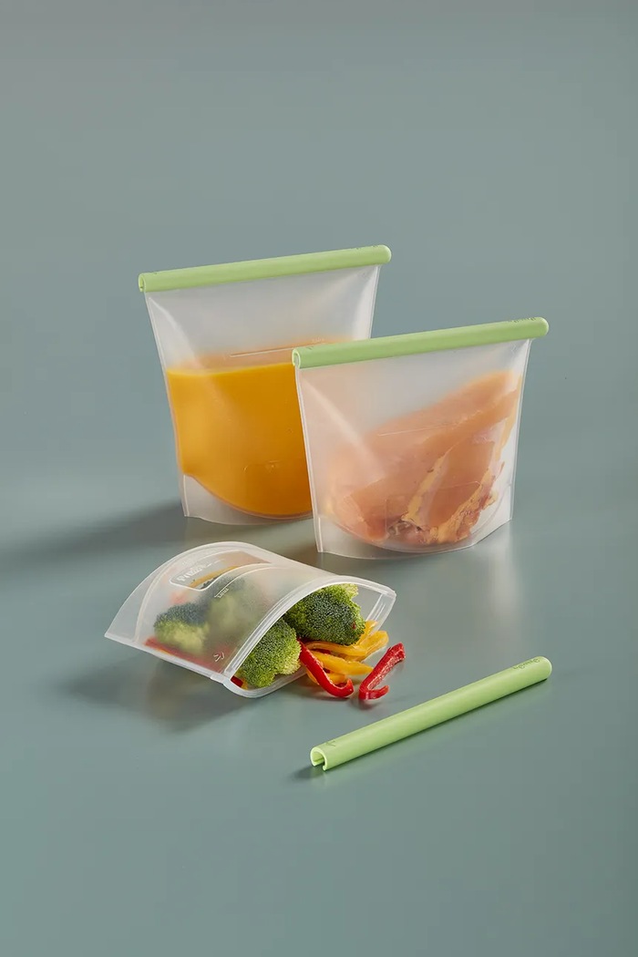 Σετ σακούλες για τρόφιμα Lekue 3-pack πράσινο 881909
