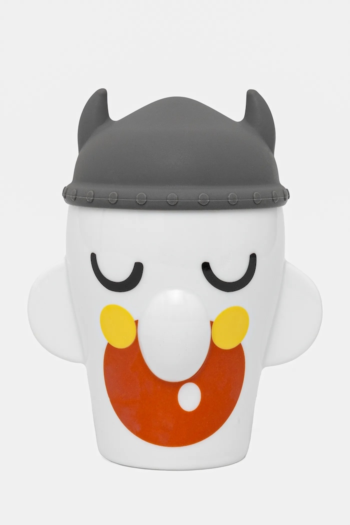 Чаша с капак PO: Wiking 200 ml бял P647