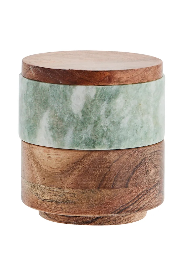 Madam Stoltz contenitori per spezie con coperchio Marble pacco da 2 multicolore KT27536.GRN