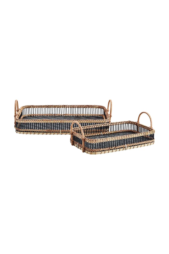 Madam Stoltz zestaw tac Bamboo 2-pack MK2711.45 multicolor AA00